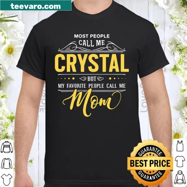 Hand-lettered shirt saying 'My Favorite People Call Me Mom'
