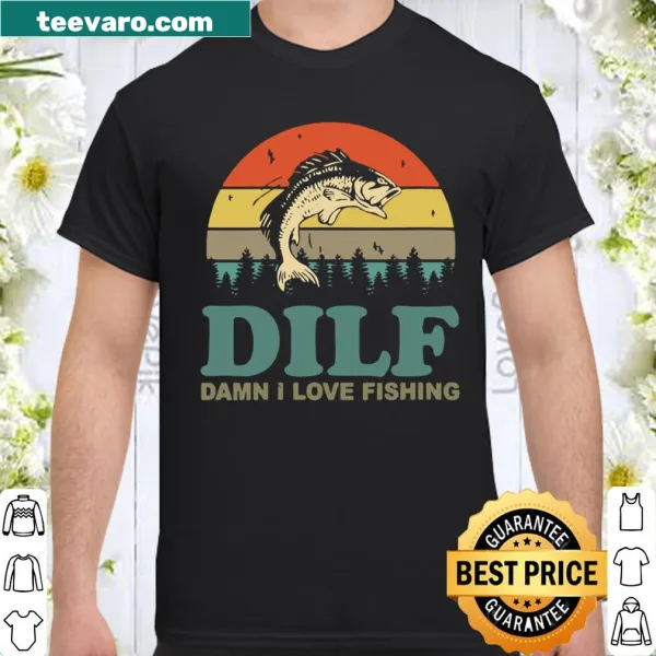 Shirt featuring the saying 'Damn I Love Fishing' for passionate female anglers.