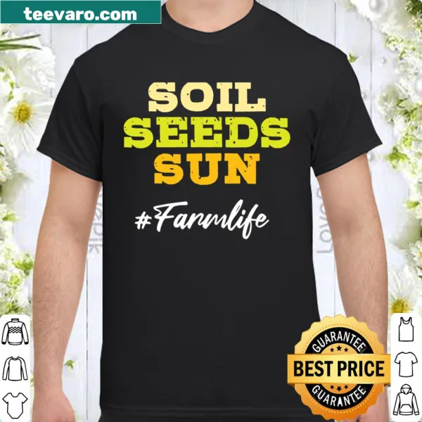 Typography shirt celebrating women farmers and agriculture