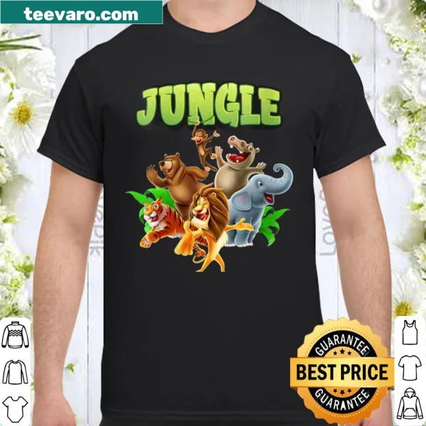 Kawaii zoo animals graphic t-shirt for women