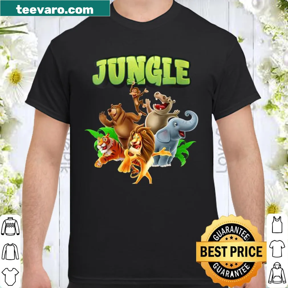 Kawaii zoo animals graphic t-shirt for women