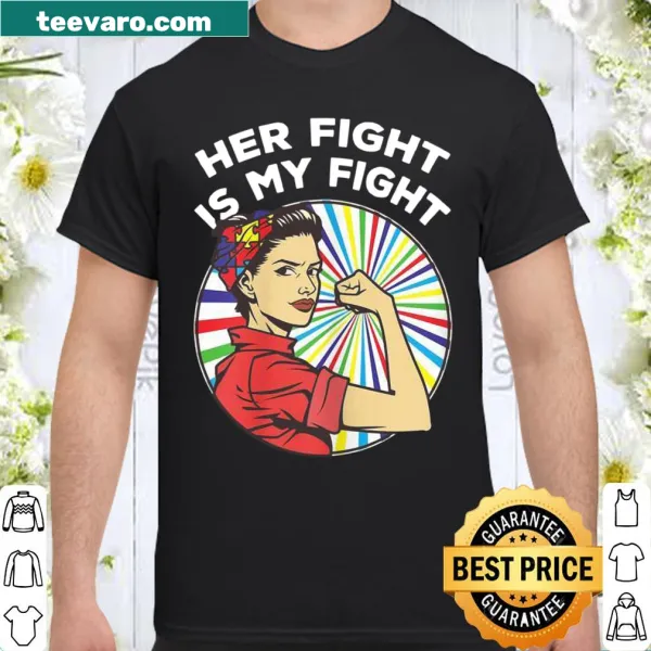 Mom and daughter autism awareness shirt with heartfelt message