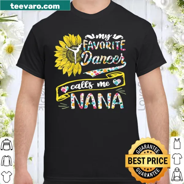 Charming shirt for grandmas with sunflower and dancer design
