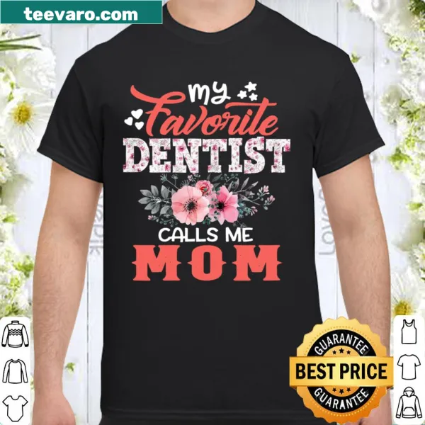 Sentimental shirt with floral design and text about being called mom