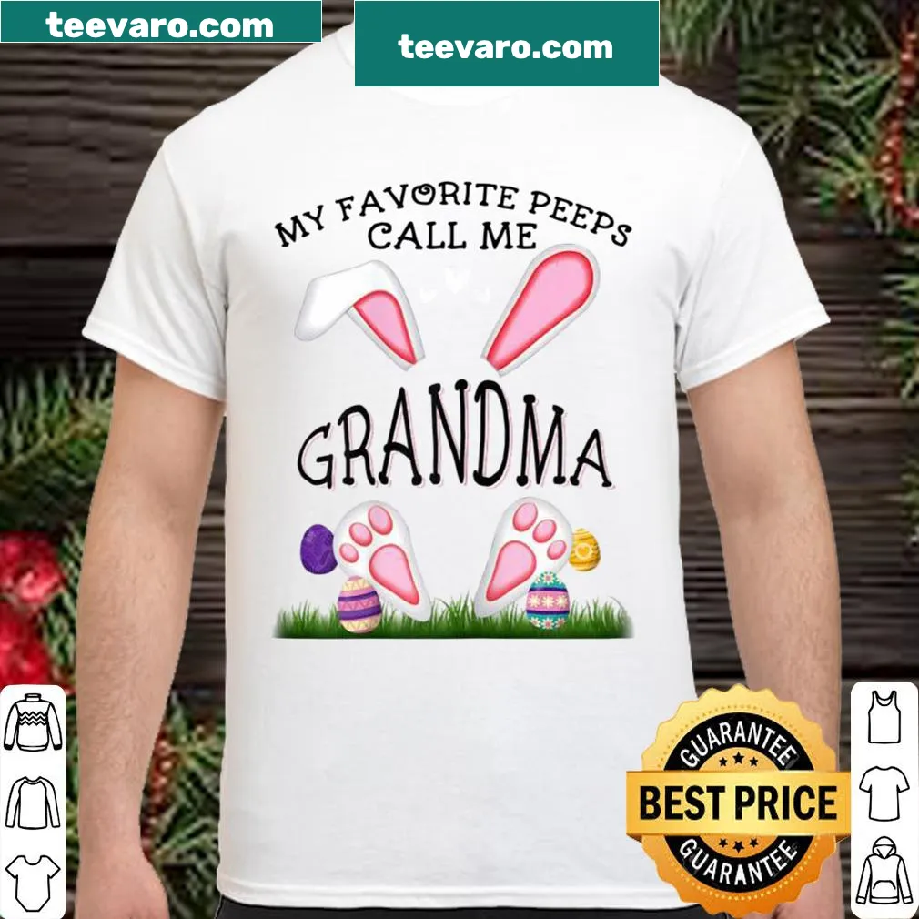 Cute Easter shirt with a bunny and Grandma-themed text