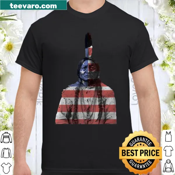 Vintage 80s boho-style t-shirt with Native American design