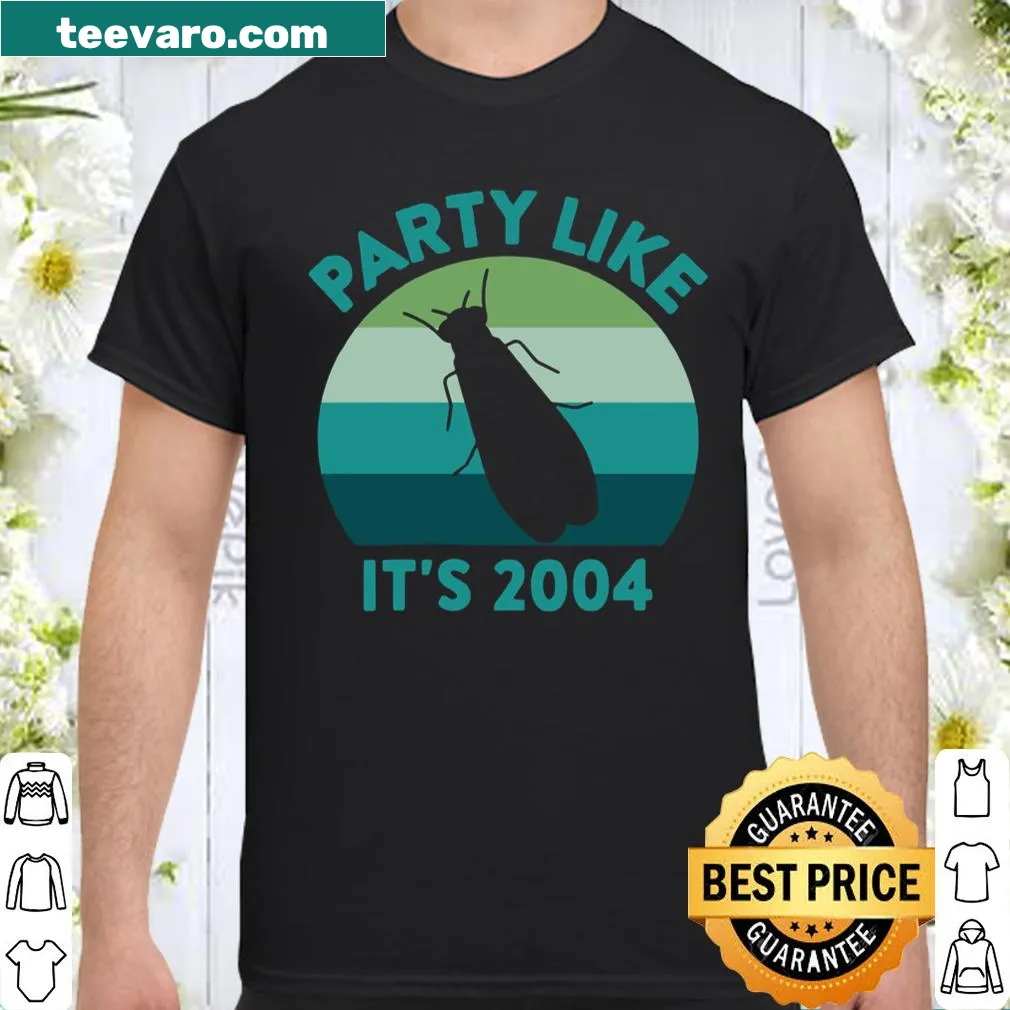 Nostalgic shirt referencing 2004 and cicadas
