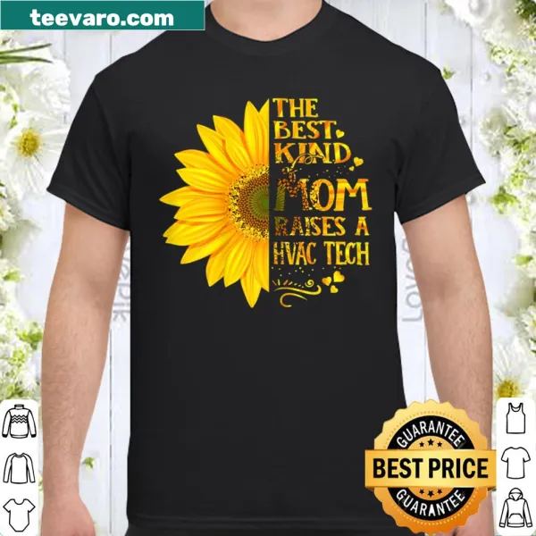 Typography t-shirt celebrating moms of HVAC technicians