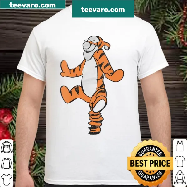 Simple sketch of Tigger from Winnie the Pooh.