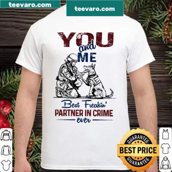Funny shirt about being partners in crime