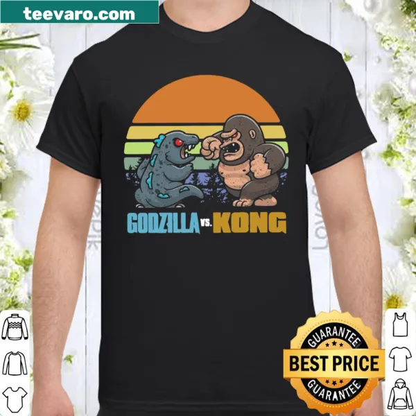 Shirt featuring Godzilla vs. Kong and Mechagodzilla design