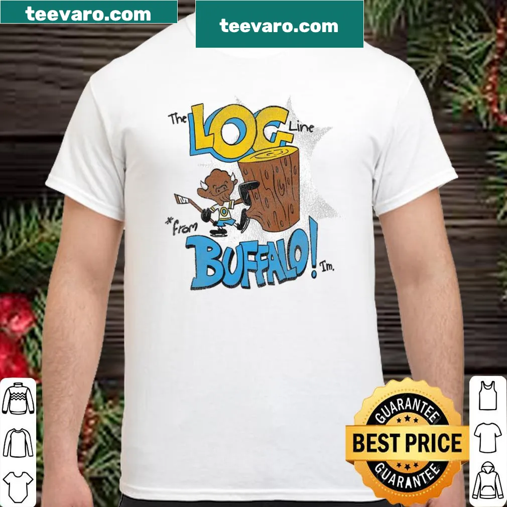 Minimalist shirt featuring a log line related to Buffalo.