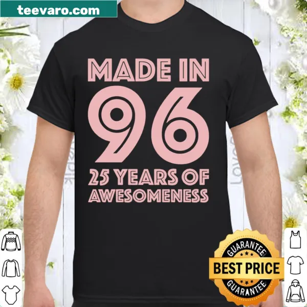 Commemorative 25th birthday shirt for men and women