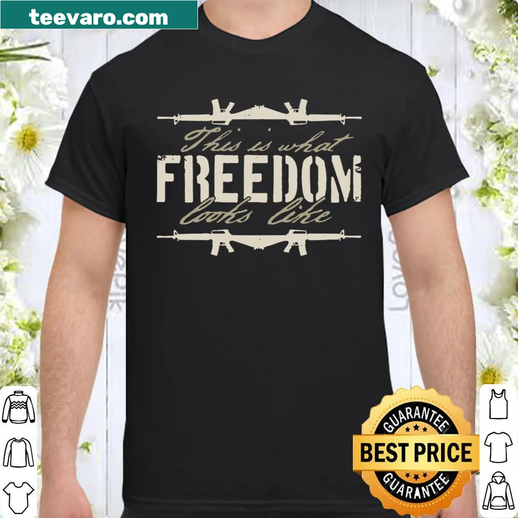 Patriotic shirt with Second Amendment and Constitution text for Fourth of July