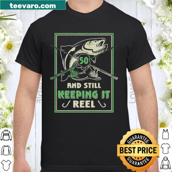 Vintage fishing shirt for anglers born in 1971 celebrating their passion