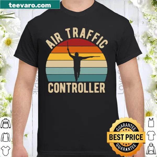 Vintage retro style shirt for air traffic controllers