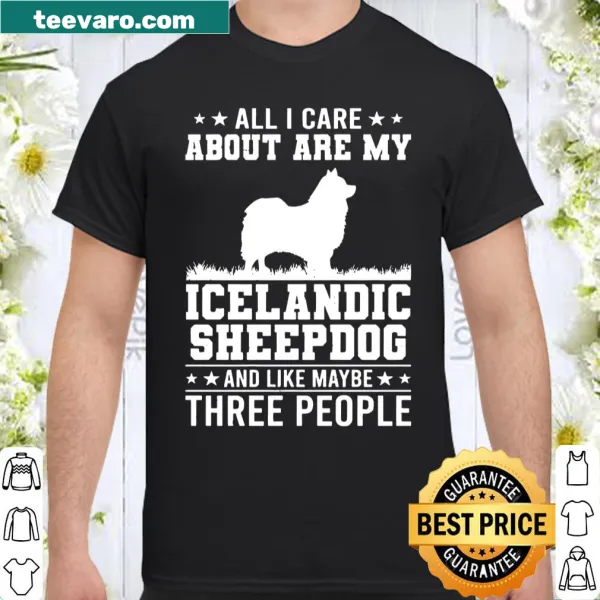 Shirt dedicated to Icelandic Sheepdogs with a playful phrase.