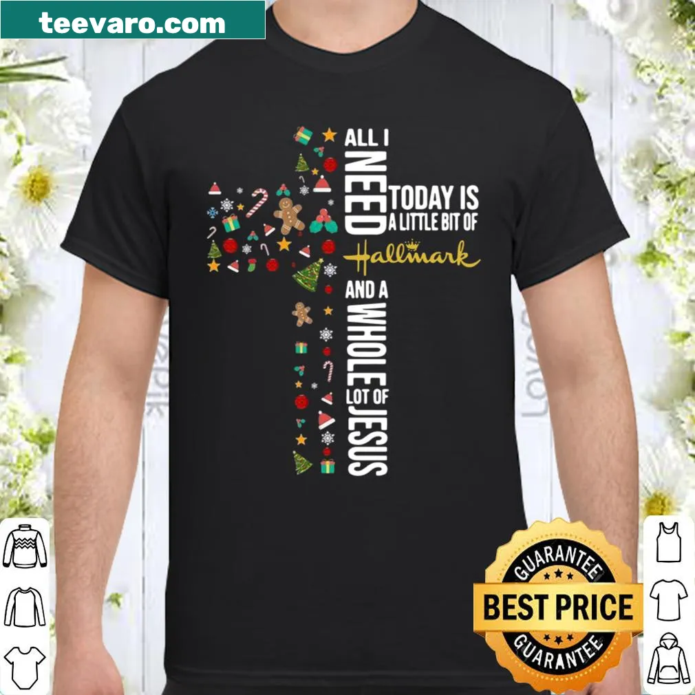 Sentimental shirt with the phrase about Hallmark and Jesus
