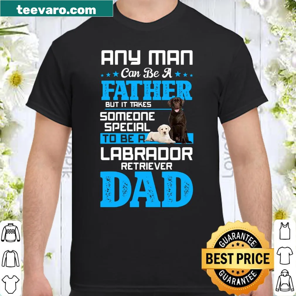Heartfelt text design celebrating Labrador dads