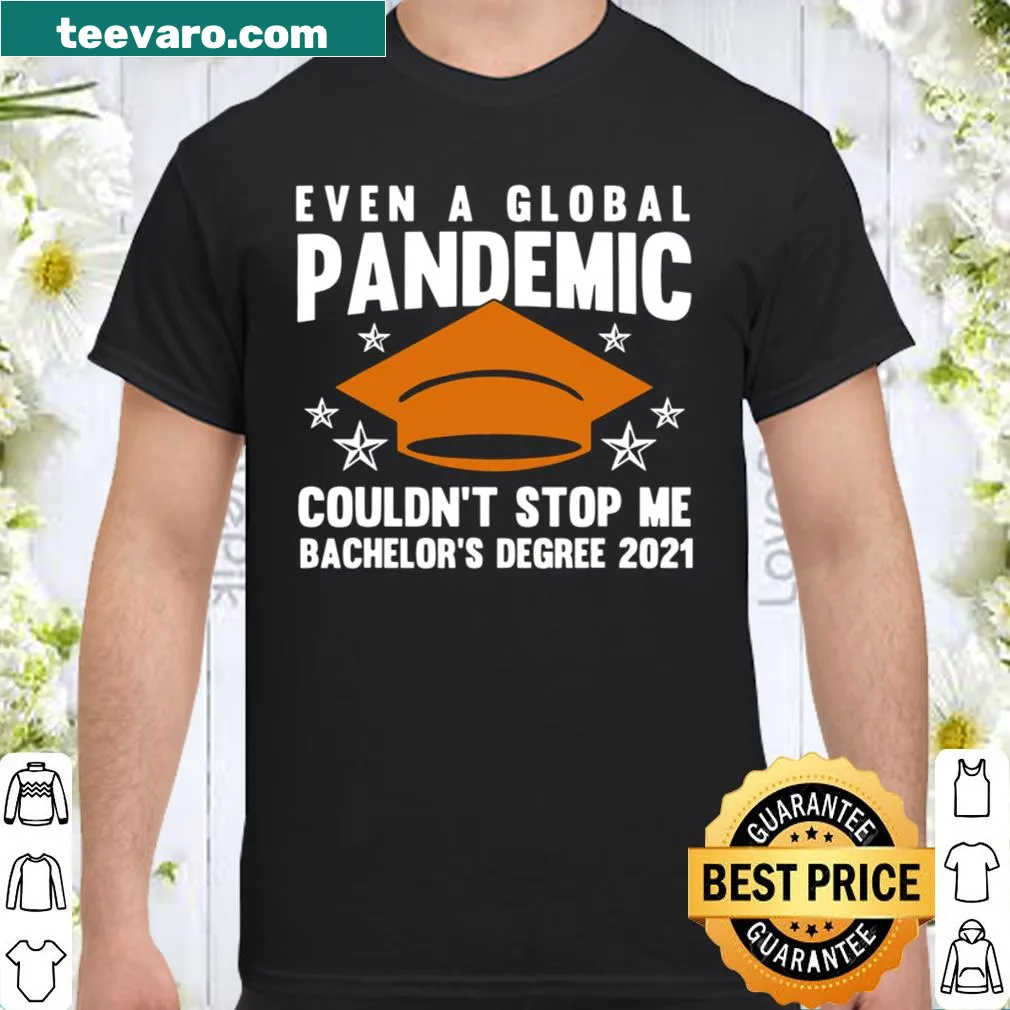 Graduation shirt featuring the text Bachelor's Degree 2021