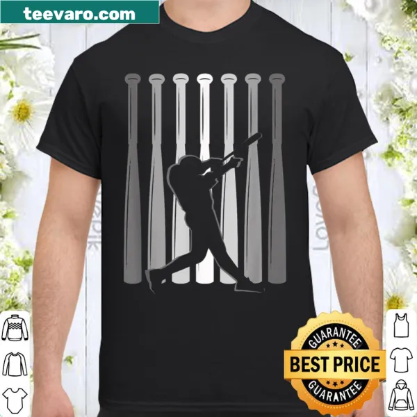 Baseball-themed t-shirt with playful typographic design