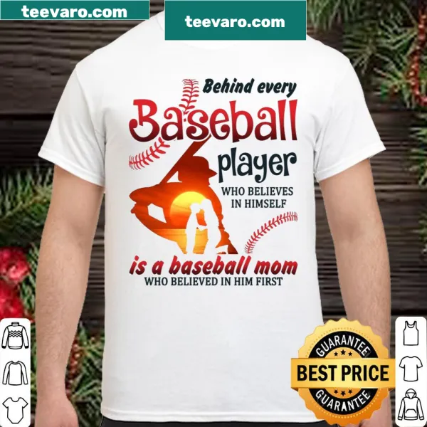 Heartfelt message honoring baseball moms on a T-shirt