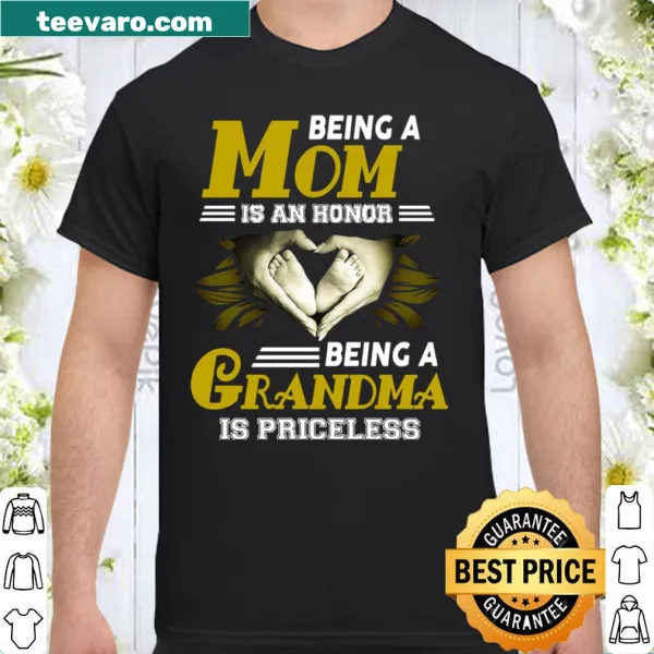 Sentimental shirt celebrating being a mom and grandma