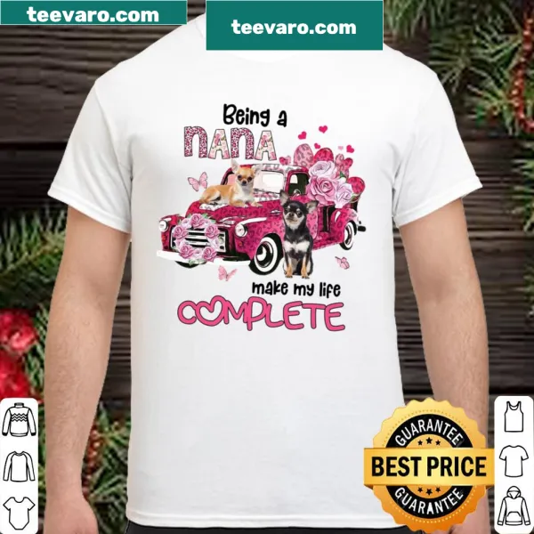 Shirt celebrating the joy of being a Nana with heartfelt text