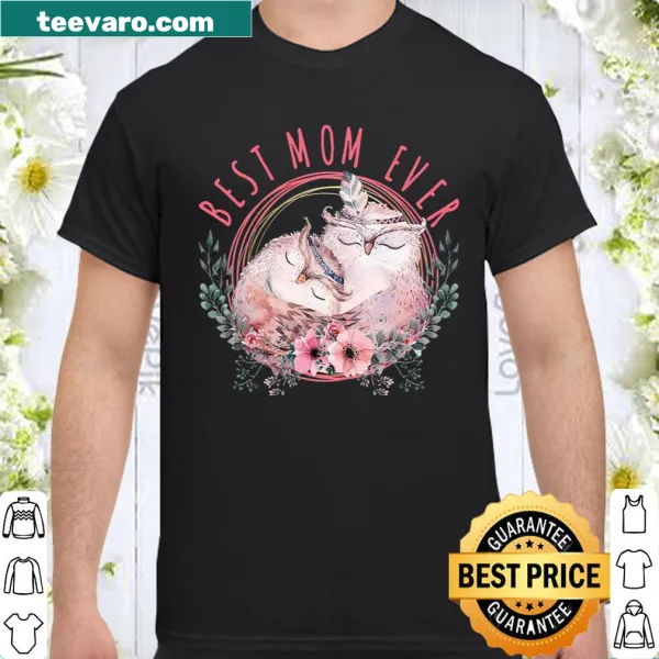 Typography shirt saying 'Best Mom Ever'