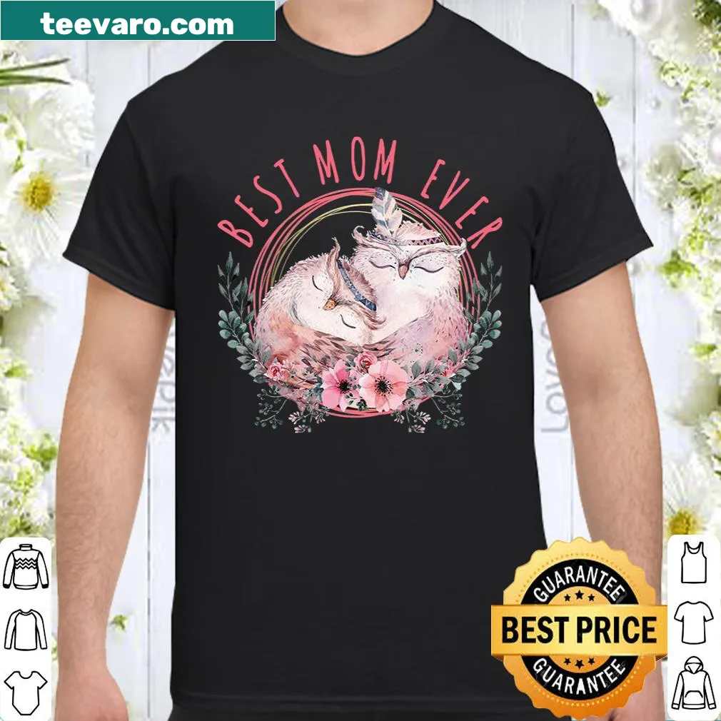 Typography shirt saying 'Best Mom Ever'