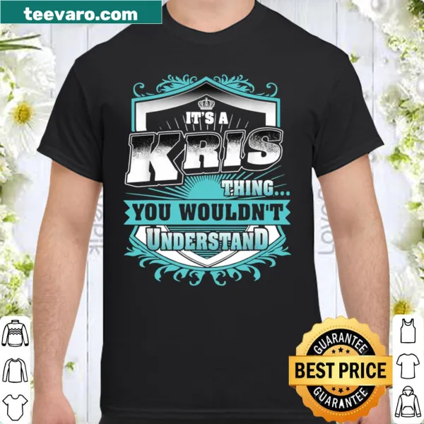 Shirt featuring the name 'Kris' in bold typography