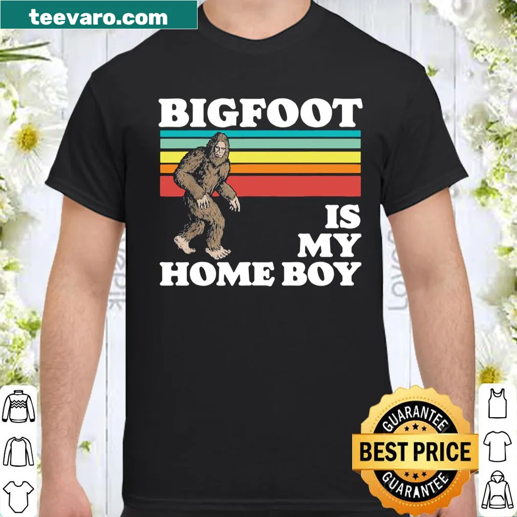 Retro Bigfoot graphic shirt