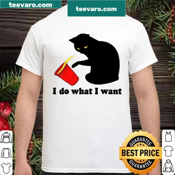 Funny typography shirt for cat lovers with a sassy message