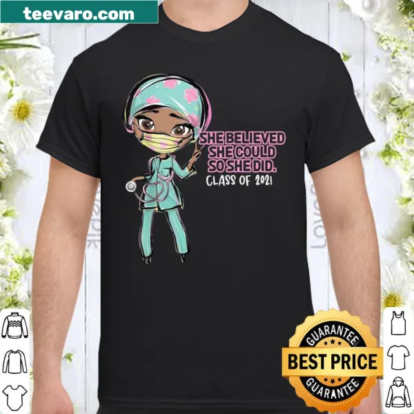 Inspirational shirt for Black medical graduates with empowering text