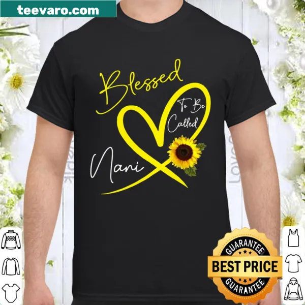 Heartfelt shirt expressing gratitude for grandmothers with sunflowers