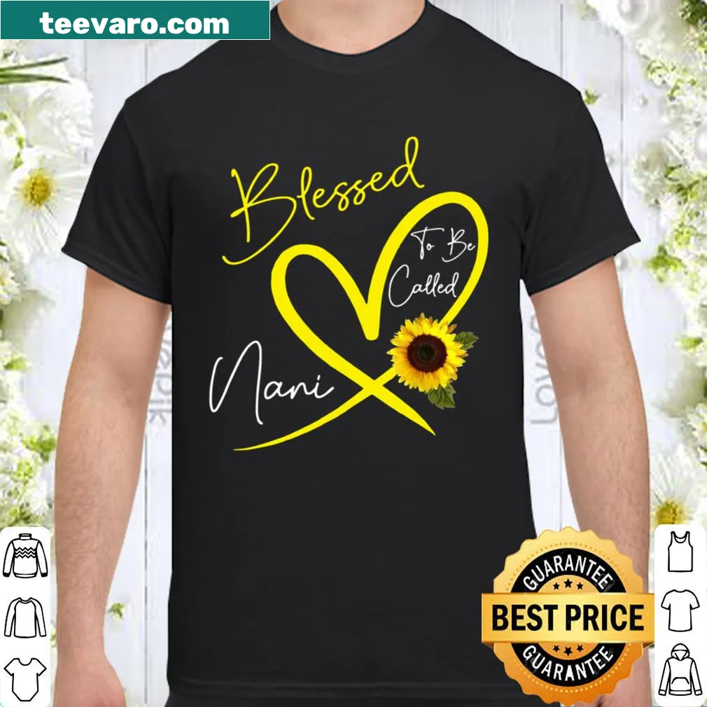 Heartfelt shirt expressing gratitude for grandmothers with sunflowers
