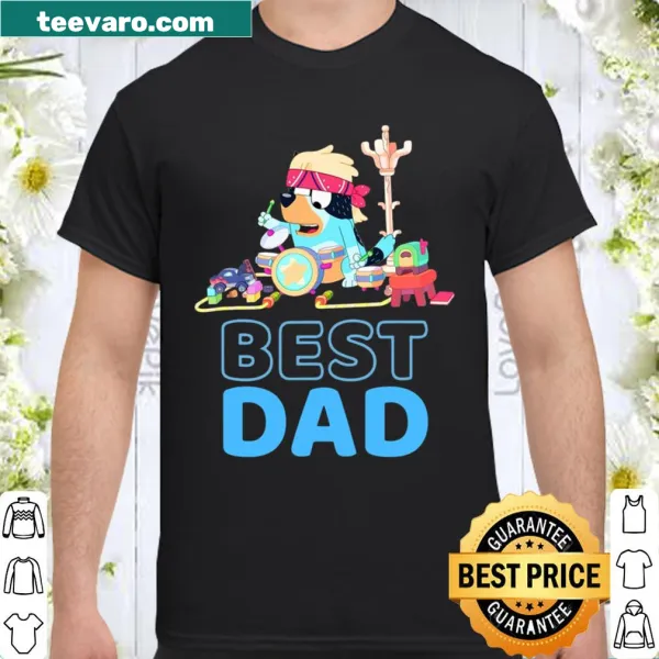 Bluey Dad shirt with charming family illustration