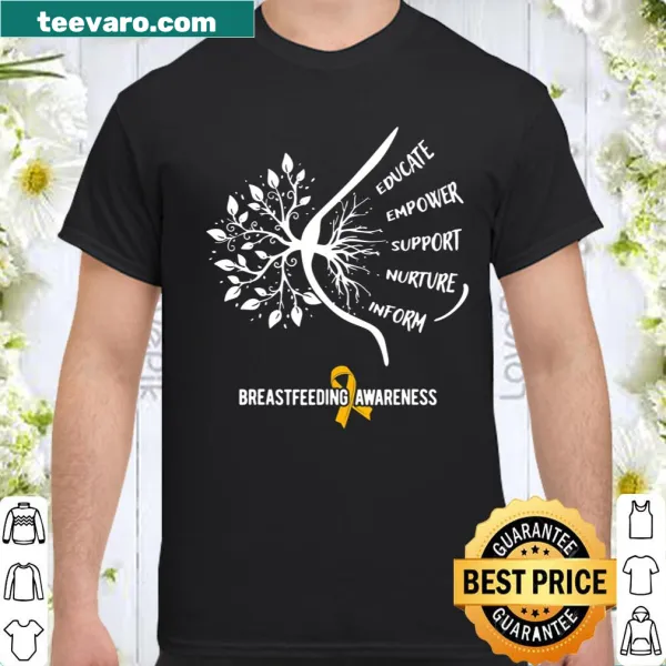 Shirt promoting breastfeeding awareness and family