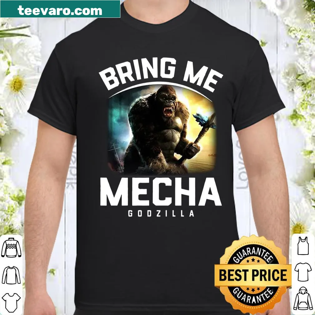 Shirt featuring an illustration of Mechagodzilla in an exciting pose