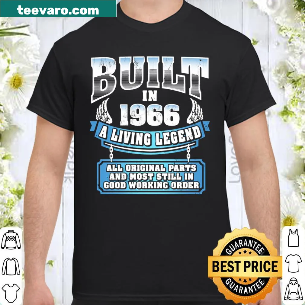 Vintage 55th birthday shirt with text that celebrates being a living legend