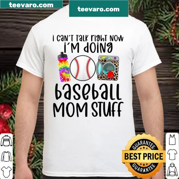 Playful shirt for baseball moms with the phrase about baseball