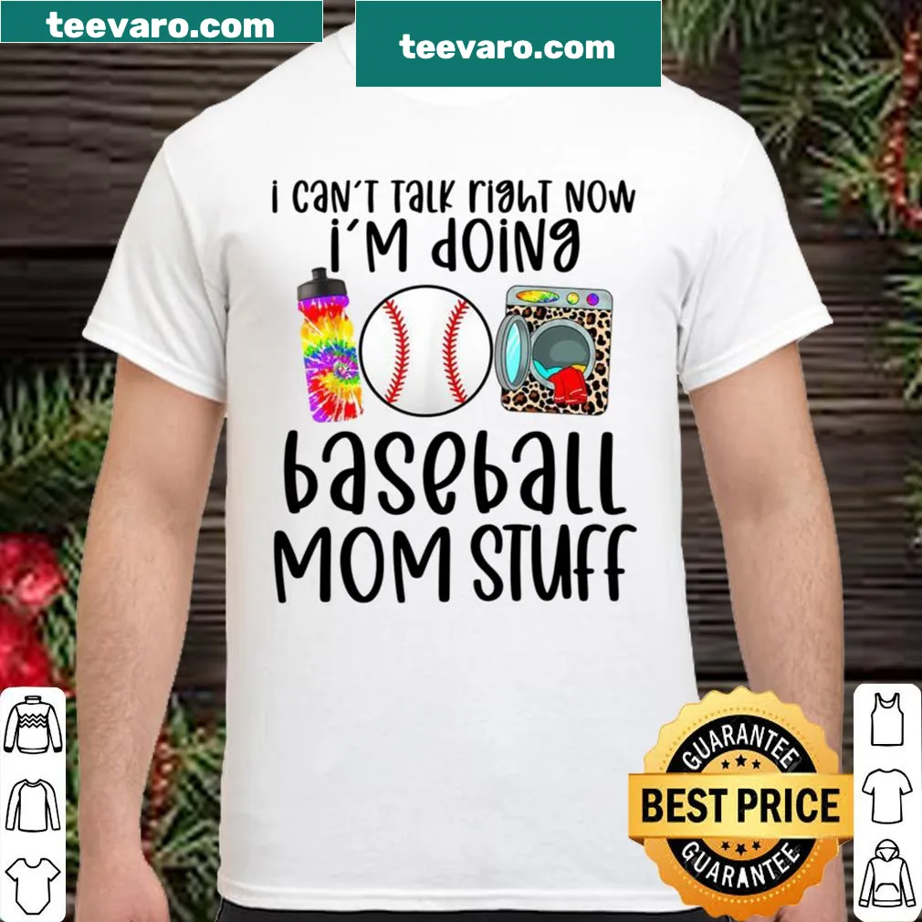 Playful shirt for baseball moms with the phrase about baseball