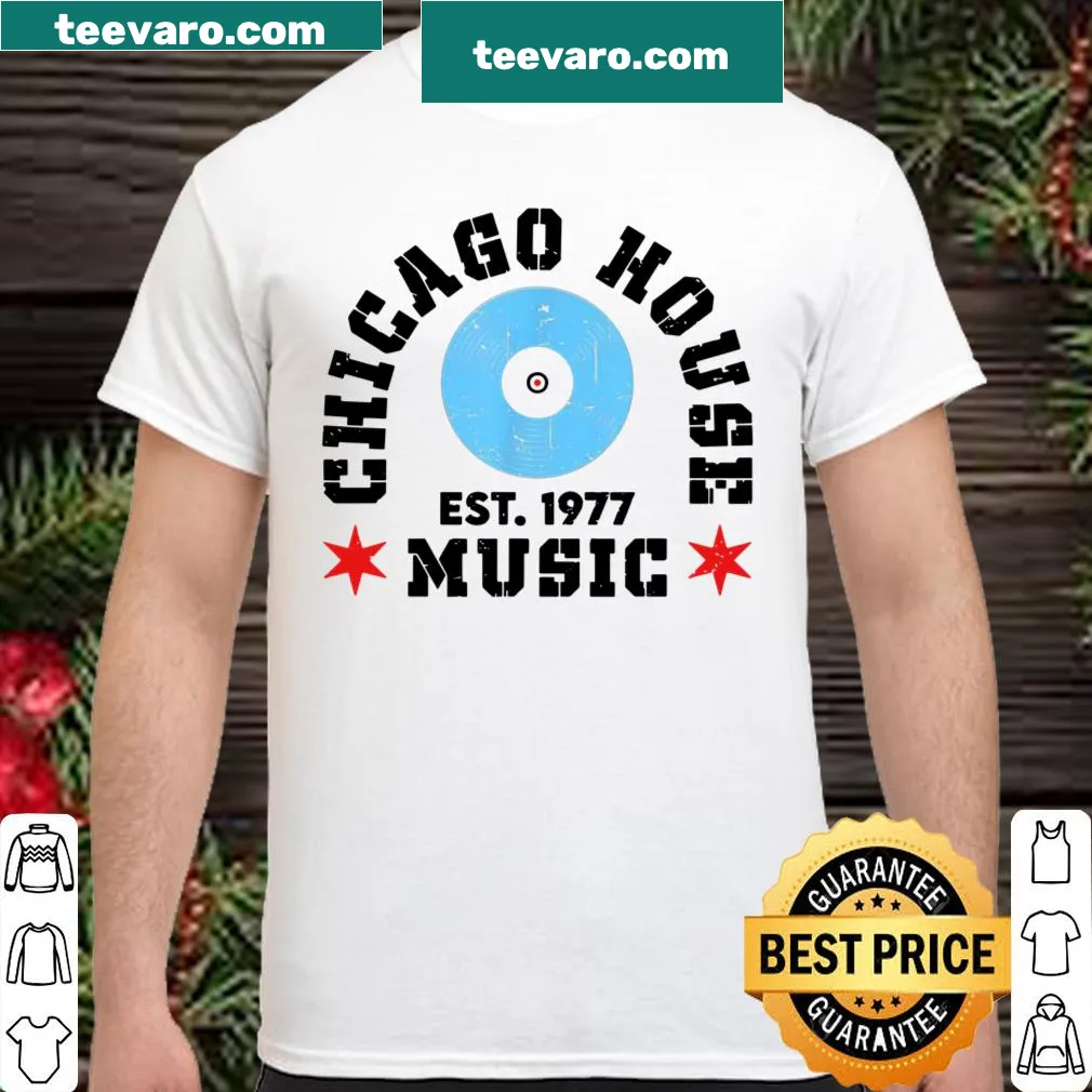 Vintage-inspired Chicago House Music t-shirt with retro graphic