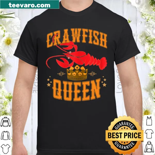 Festive shirt celebrating crawfish boils with playful graphics