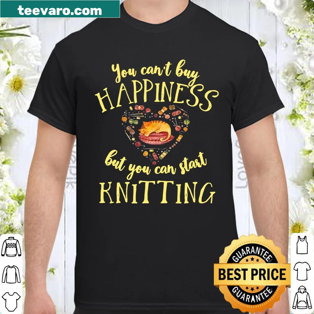 Illustrated shirt celebrating crochet and knitting craftsmanship