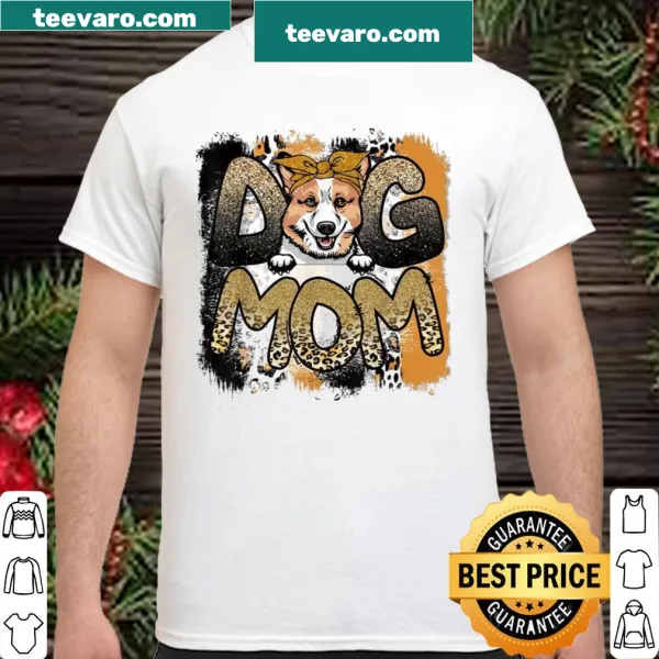 Cute Corgi graphic with a heartfelt Dog Mom message