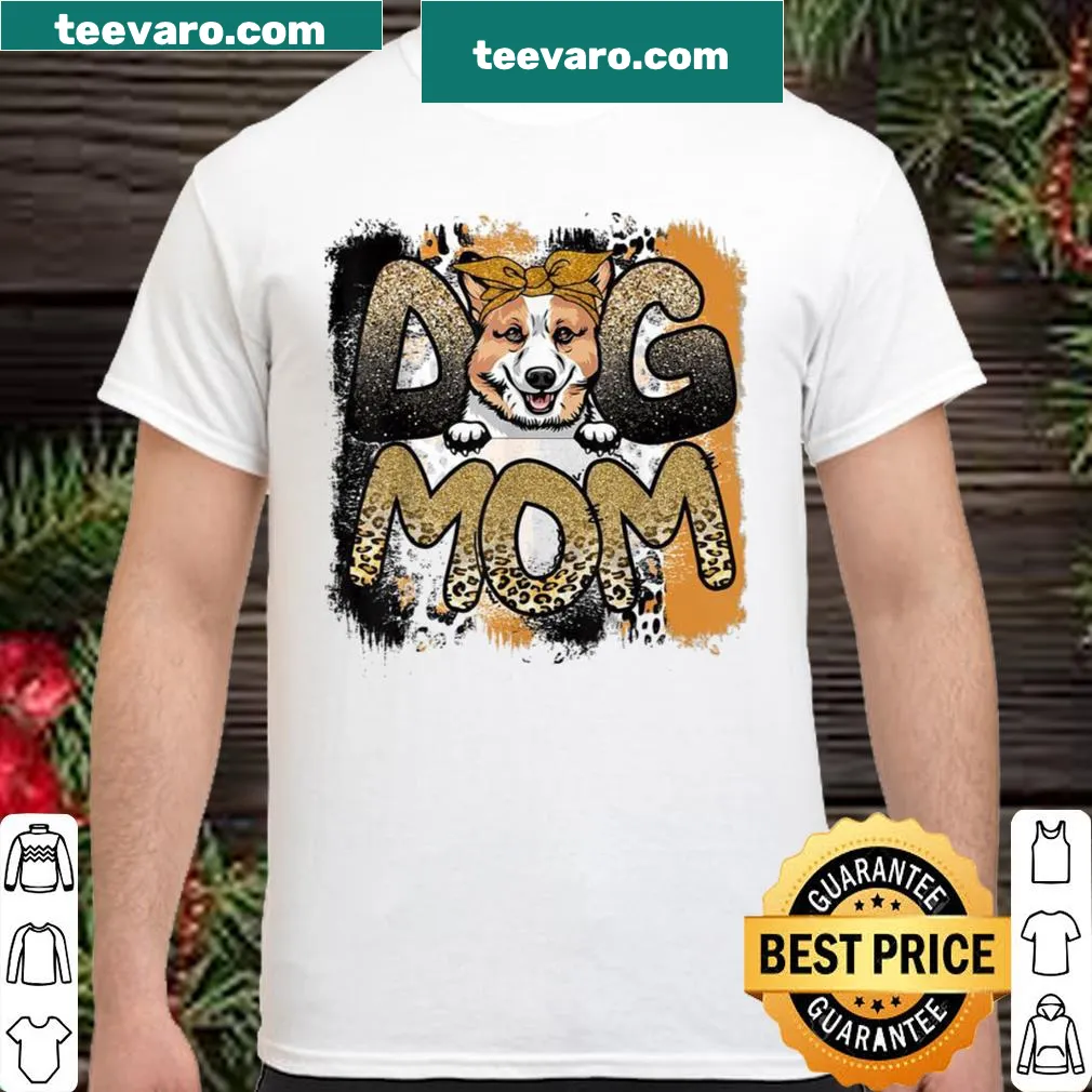 Cute Corgi graphic with a heartfelt Dog Mom message