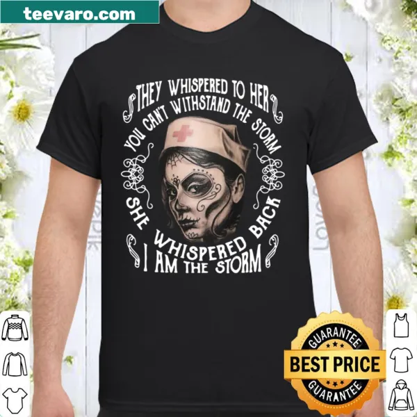 Inspirational nurse shirt with a powerful quote graphic