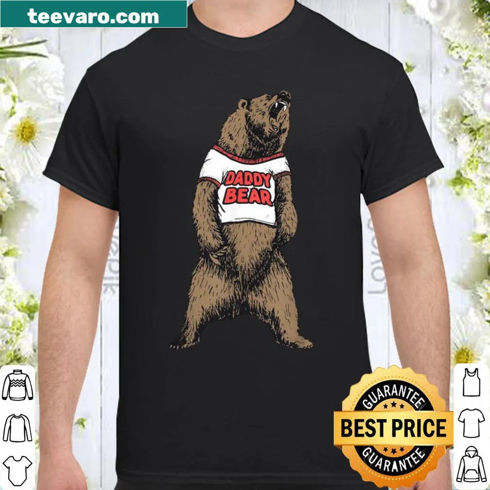 Illustration of a roaring grizzly with 'Daddy Bear' text.