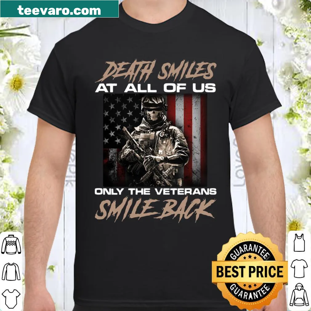 Proud typography shirt honoring veterans and their courage